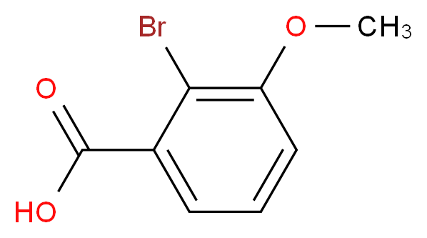 2-bromo-3-methoxybenzoic acid_分子结构_CAS_88377-29-1