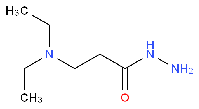 3-(Diethylamino)propanohydrazide_分子结构_CAS_)