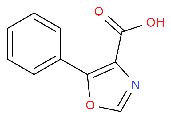 5-Phenyl-1,3-oxazole-4-carboxylic acid_分子结构_CAS_)