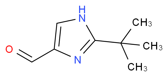 2-TERT-BUTYL-1H-IMIDAZOLE-4-CARBALDEHYDE_分子结构_CAS_68282-60-0)