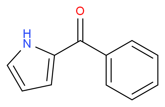 2-benzoyl-1H-pyrrole_分子结构_CAS_7697-46-3