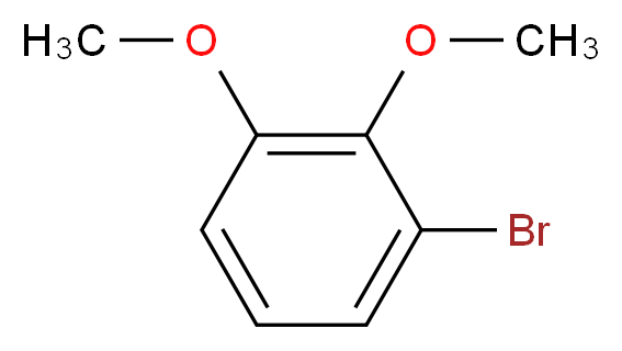 1-bromo-2,3-dimethoxybenzene_分子结构_CAS_5424-43-1