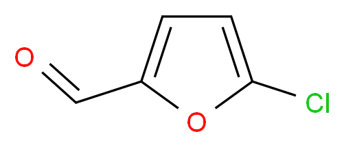 5-chlorofuran-2-carbaldehyde_分子结构_CAS_21508-19-0