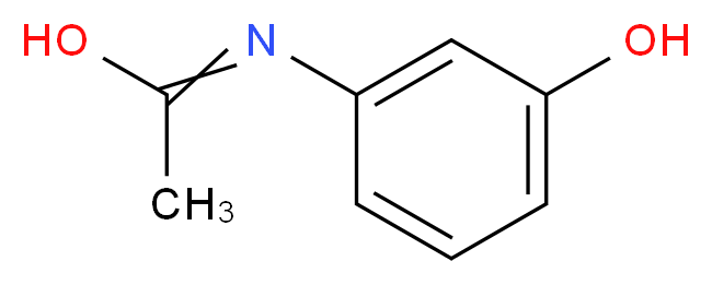 3-ACETAMIDOPHENOL_分子结构_CAS_621-42-1)