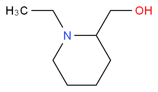 (1-ethyl-2-piperidinyl)methanol_分子结构_CAS_30727-20-9)