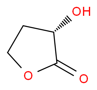 (3S)-3-hydroxyoxolan-2-one_分子结构_CAS_52079-23-9