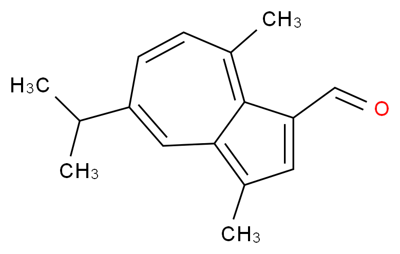 3,8-Dimethyl-5-isopropylazulene-1-carboxaldehyde_分子结构_CAS_3331-47-3)