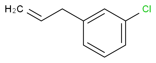 1-chloro-3-(prop-2-en-1-yl)benzene_分子结构_CAS_3840-17-3