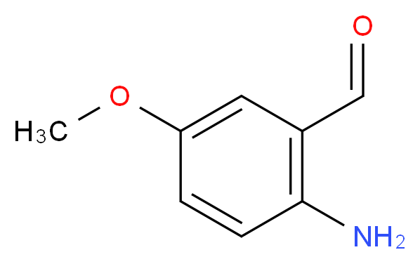 2-amino-5-methoxybenzaldehyde_分子结构_CAS_26831-52-7