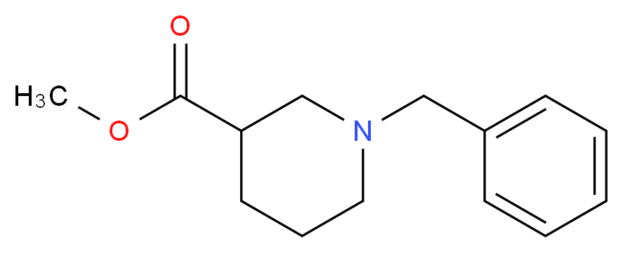 Methyl 1-benzylpiperidine-3-carboxylate_分子结构_CAS_50585-91-6)