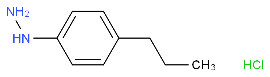 4-n-Propylphenylhydrazine hydrochloride_分子结构_CAS_350683-67-9)