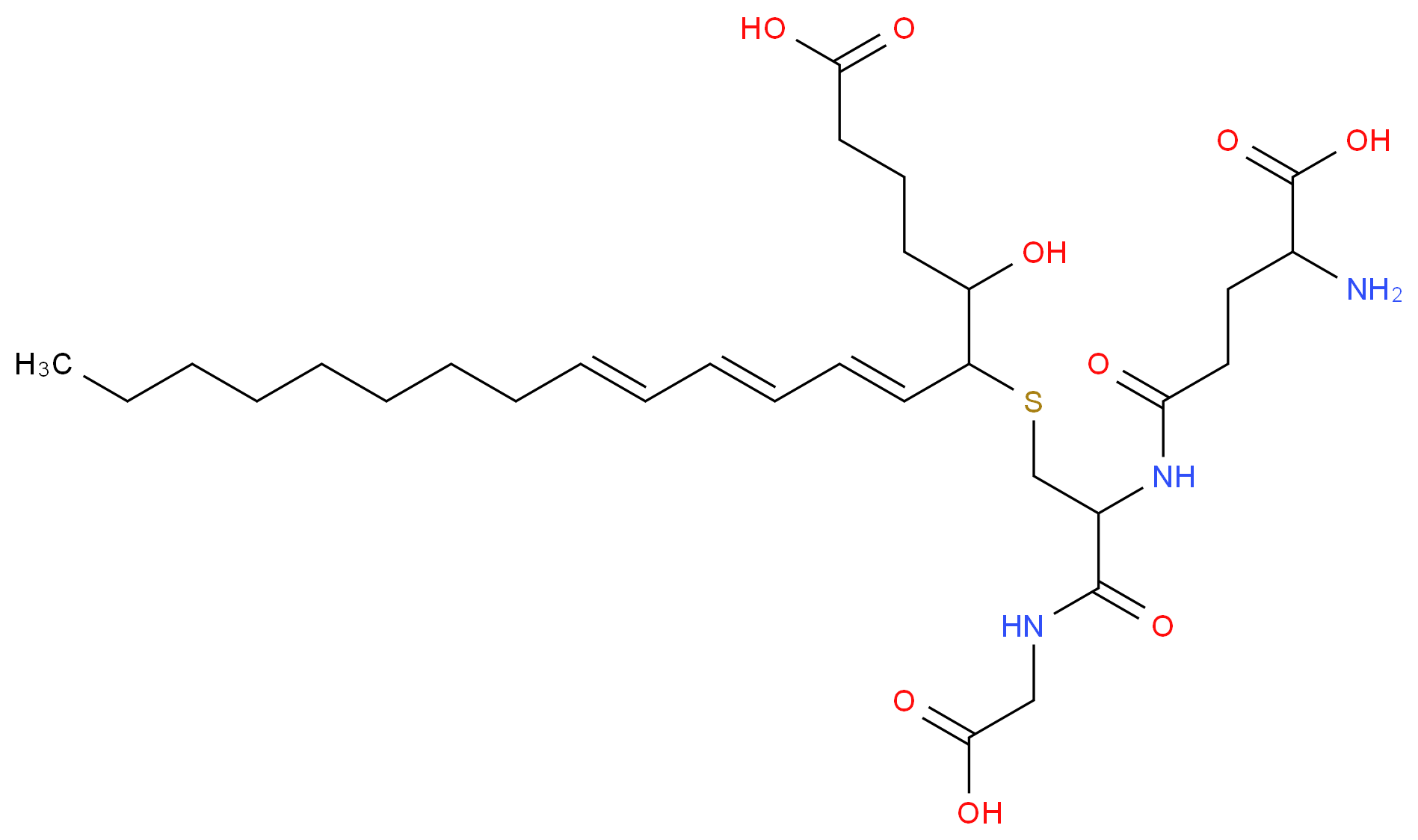 Leukotriene C3_分子结构_CAS_77209-77-9)