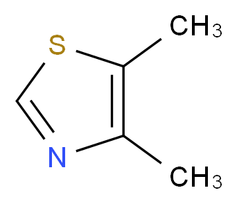 4,5-Dimethylthiazole_分子结构_CAS_3581-91-7)