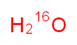 CAS_7732-18-5 分子结构