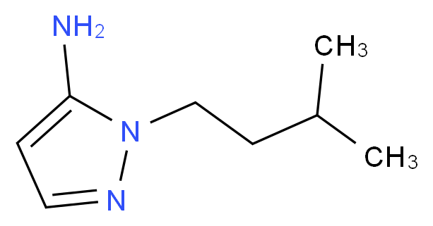 1-(3-methylbutyl)-1H-pyrazol-5-amine_分子结构_CAS_3524-21-8