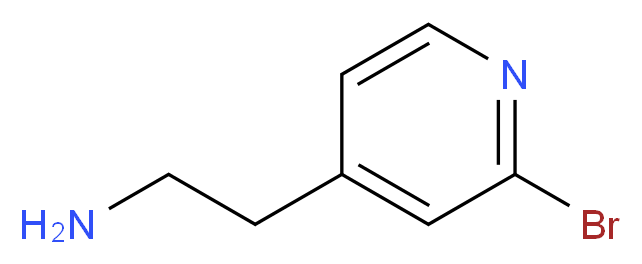 2-(2-BROMO-PYRIDIN-4-YL)-ETHYLAMINE_分子结构_CAS_858362-82-0)