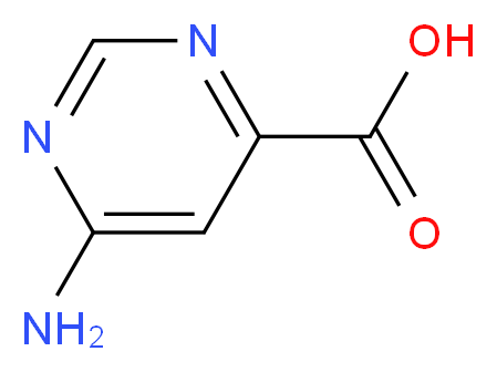 6-Aminopyrimidine-4-carboxylic acid_分子结构_CAS_38214-46-9)