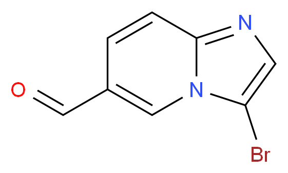 3-Bromoimidazo[1,2-a]pyridine-6-carboxaldehyde_分子结构_CAS_1004550-20-2)