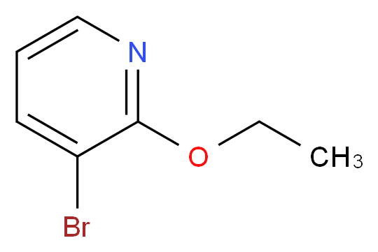 3-溴-2-乙氧基吡啶_分子结构_CAS_57883-25-7)