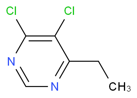 4,5-dichloro-6-ethylpyrimidine_分子结构_CAS_115617-41-9