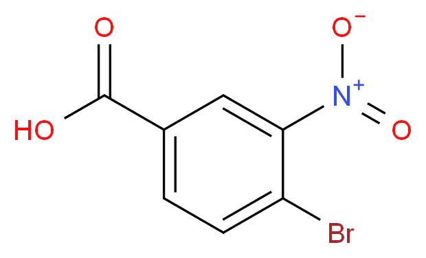 4-bromo-3-nitrobenzoic acid_分子结构_CAS_6319-40-0