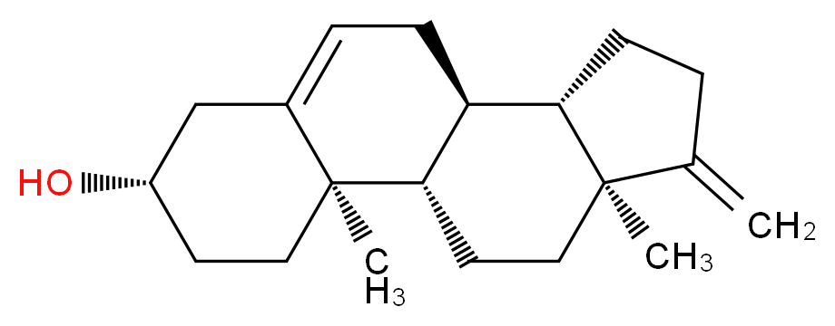 17-Methylene-5-androsten-3β-ol _分子结构_CAS_846-44-6)