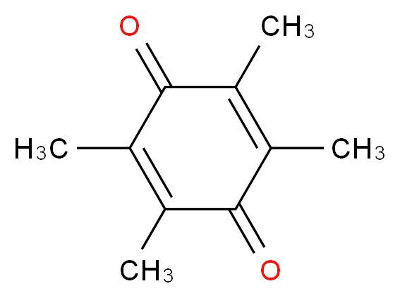 2,3,5,6-tetramethylcyclohexa-2,5-diene-1,4-dione_分子结构_CAS_)