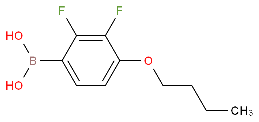 (4-Butoxy-2,3-difluorophenyl)boronic acid_分子结构_CAS_156487-12-6)