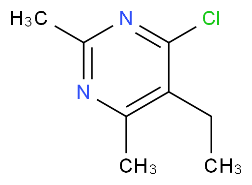 4-chloro-5-ethyl-2,6-dimethylpyrimidine_分子结构_CAS_1178504-57-8)