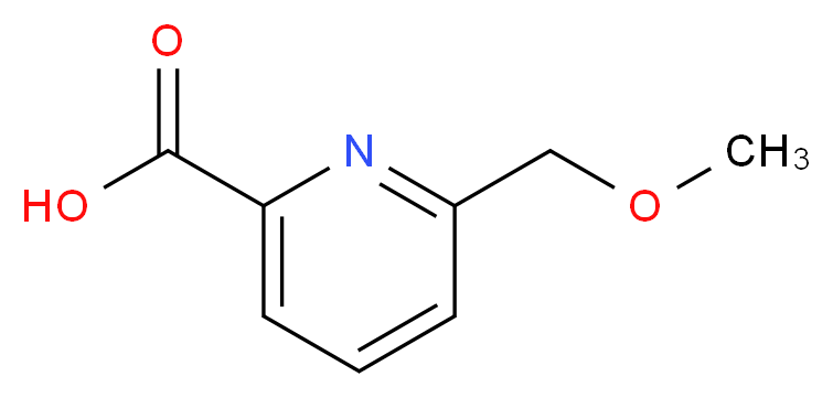 6-(methoxymethyl)pyridine-2-carboxylic acid_分子结构_CAS_354517-76-3