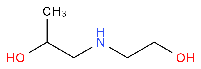 1-[(2-hydroxyethyl)amino]propan-2-ol_分子结构_CAS_6579-55-1