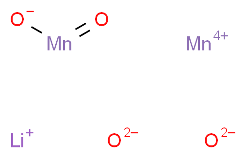 高锰(III,IV)酸锂_分子结构_CAS_12057-17-9)