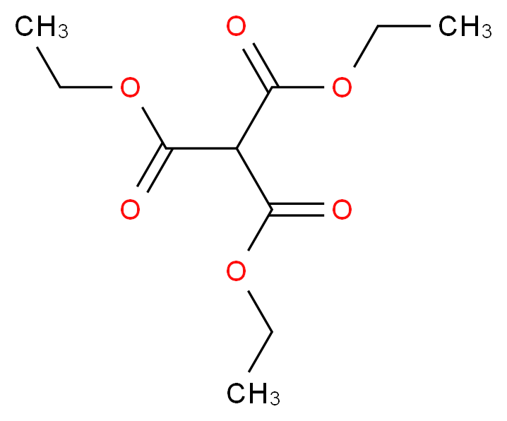 N-triethylmethanetricarboxylate_分子结构_CAS_)