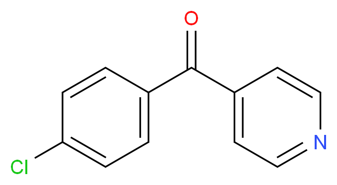 4-(4-Chlorobenzoyl)pyridine_分子结构_CAS_14548-48-2)