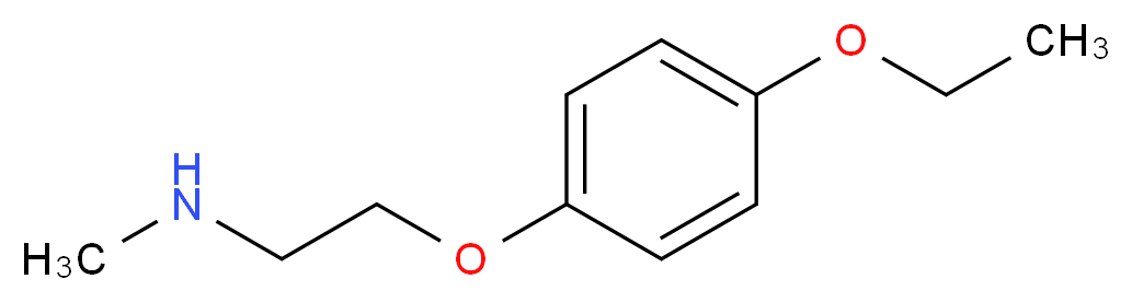[2-(4-ethoxyphenoxy)ethyl](methyl)amine_分子结构_CAS_915920-99-9