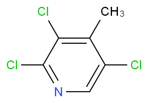 2,3,5-Trichloro-4-methylpyridine_分子结构_CAS_53939-29-0)