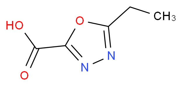 5-ETHYL-1,3,4-OXADIAZOLE-2-CARBOXYLIC ACID_分子结构_CAS_944898-04-8)
