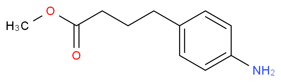 Methyl 4-(4-aminophenyl)butanoate_分子结构_CAS_20637-09-6)