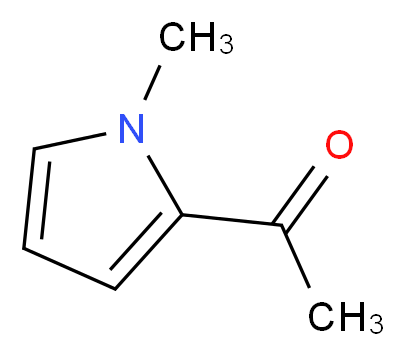 2-乙酰基-1-甲基吡咯_分子结构_CAS_932-16-1)