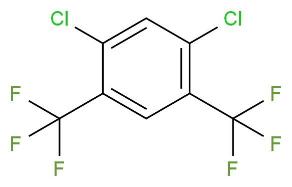 2,4-Bis(trifluoromethyl)-1,5-dichlorobenzene 98%_分子结构_CAS_116412-77-2)