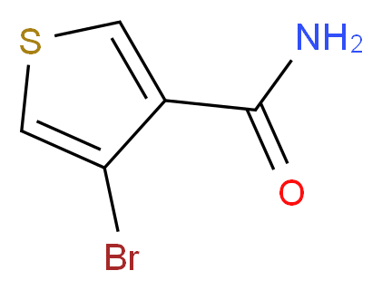 4-bromothiophene-3-carboxamide_分子结构_CAS_100245-61-2