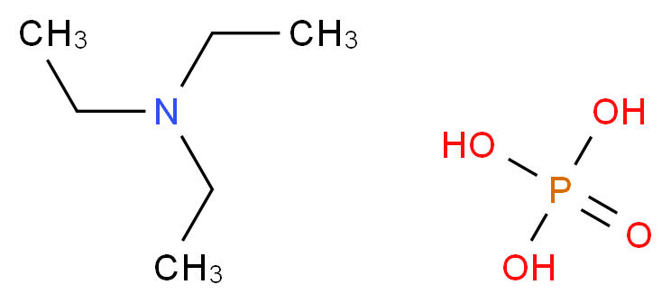 phosphoric acid; triethylamine_分子结构_CAS_35365-94-7