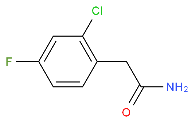 2-(2-Chloro-4-fluorophenyl)acetamide 97%_分子结构_CAS_306937-35-9)