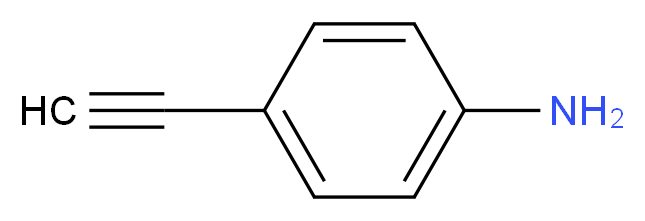 4-Ethynylaniline_分子结构_CAS_14235-81-5)