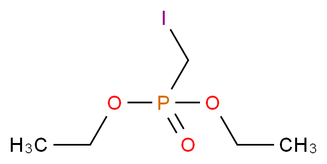 diethyl (iodomethyl)phosphonate_分子结构_CAS_10419-77-9