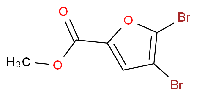 methyl 4,5-dibromofuran-2-carboxylate_分子结构_CAS_54113-41-6