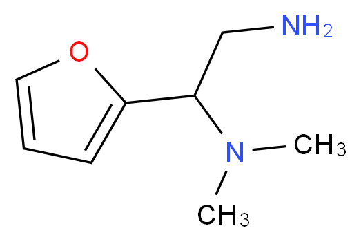 1-Furan-2-yl-N*1*,N*1*-dimethyl-ethane-1,2-diamine_分子结构_CAS_)