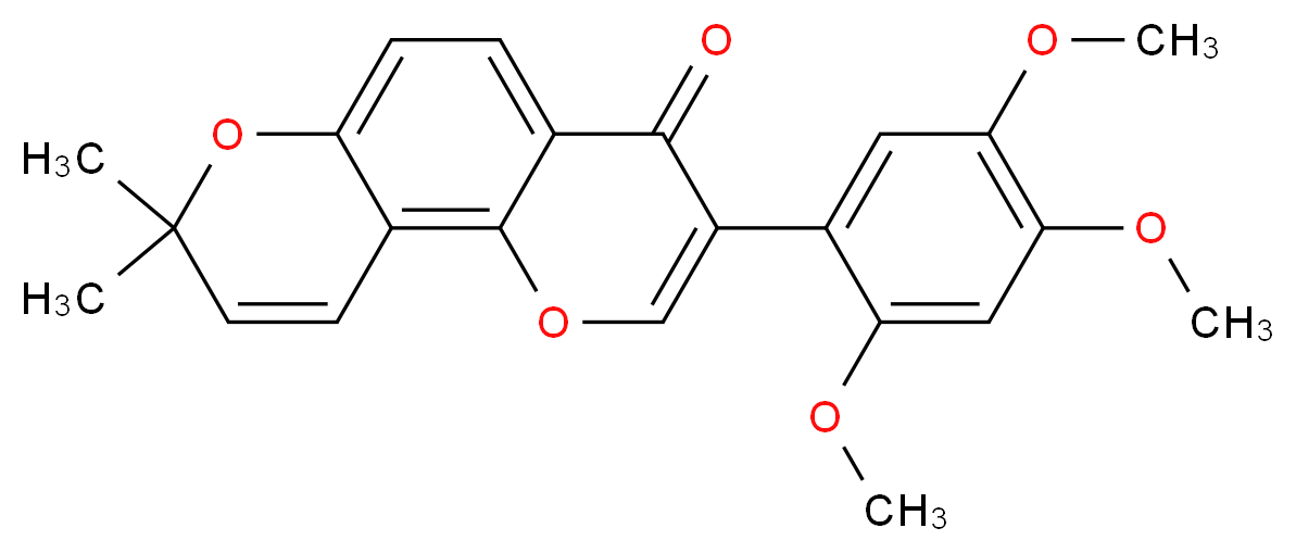 Barbigerone_分子结构_CAS_75425-27-3)