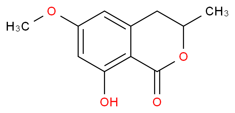 6-Methoxymellein_分子结构_CAS_13410-15-6)