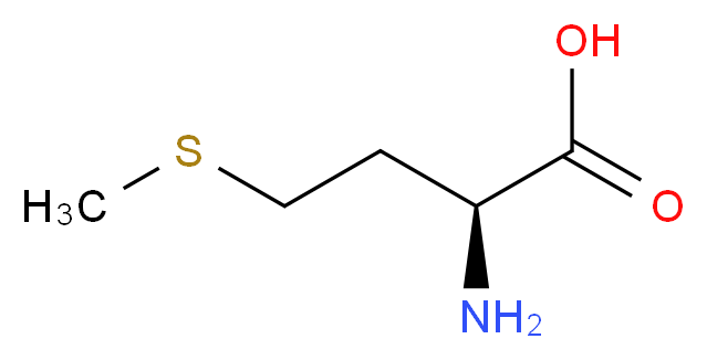 (2S)-2-amino-4-(methylsulfanyl)butanoic acid_分子结构_CAS_63-68-3